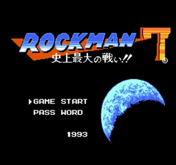  Rockman 7 Regiji Prosto 8 Bit Igra Kartice Za 72 Pin Video Igra, Igralec