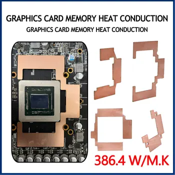  GPU RAM Radiator Memory Heatsink Baker Rudar RTX 3060 3070 3080 3090 / 5600 5700 GPU Navzdol 15-40 Stopnjo Toplotne Pad Zamenjava