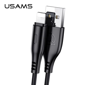  USAMS U18 1m 2A Polnjenje Podatkovnega Kabla Strele Tip C Micro USB Telefona Kabel Za iPhone 13 12 11 X Xr Xs Huawei Samsung Xiaomi