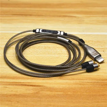  NOVE slušalke kabel za ie80 / ie80s / mmcx Za Telefon Apple lightning kabel za Sennheiser Shure in mikrofon klicna