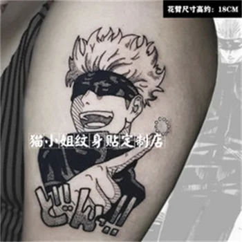  Anime Jujutsu Kaisen Tattoo Nalepke Cosplay Rekviziti Itadori Yuji Gojo Satoru Nepremočljiva in Sweatproof Unisex Cvet Roko Tatoo