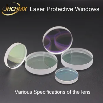  JHCHMX Laserski Zaščitni Windows/Objektiv 1064nm JGS1 kremenovim 22.35*4 30*5 27.9*4.1 36*5 37*7mm Za 0-6kw Fiber Laser Stroji