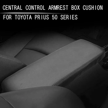  Za Toyota Prius 50 Seriji Avto Center Konzola Pokrov Armrest Polje, Usnje, Usnjeni Zaščitni Pokrov Blazina Pad