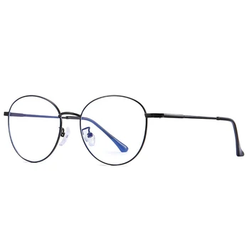  Reven Jate 1918 Anti Blue Ray Svetlobe Blokiranje Polno Platišča Zlitine, Kovinski okvir za Očala Ženske Optičnih Očal Okvir Očal