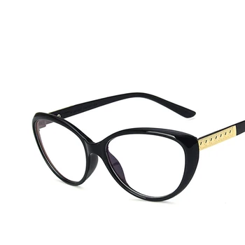  Seemfly Moda Cat Eye Glasses Okvir Ženske Retro Jasno Objektiv Bralec Spektakel Okvir Optičnega Kratkovidnost Očala Oculos De Grau