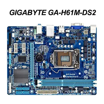 Hot Prvotne H61M-DS2 Motherboard Vtičnica LGA1155 V Tel CPU DDR3 16 G Dual Channel Memory VGA Namizje Mainboard Debelo