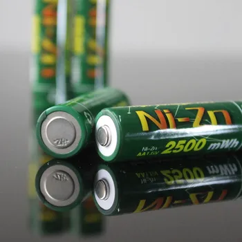  4Pcs BPI Bateria AA Baterije 1,6 V Nikelj-Cink 2500mWh Ni-Zn 2A aa Baterija za ponovno Polnjenje