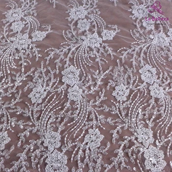  La Belleza 2021 Nov modni poročne pure/off white beading poročno obleko tkanine, čipke 53