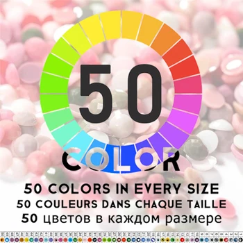 50 Barve DIY Diamond Slikarstvo AB Besedilo, Sliko, Risanka Full Vaja Vezenje Krajine Nosorogovo, Za Mozaični Okras Za Dom