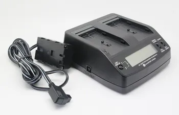 7XINbox Dvojni Polnilnik Stojalo Za Sony F970 NP-F970 NP-F950 NP-F960 AC-VQ1051D Handycam LCD Serije Baterije Video lučka