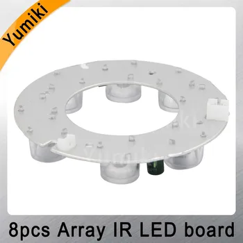  Yumiki 8pcs Array LED IR 10m ~ 30 m DC12V PCB Board 63x33mm Velikosti 75 Ir Nočno Vizijo za CCTV Array Bullet IR Kamera