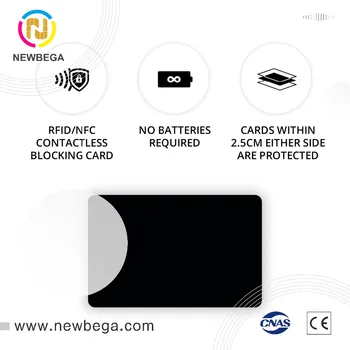  RFID, NFC, Blokiranje Shilding Kartice Za Potni list/Denarnica za Kreditne Kartice, Velikost Nova Tehnologija Premium Kakovosti Brezplačna Dostava 1PCS
