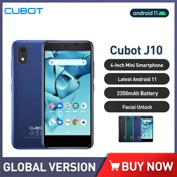  Cubot J10 Android 11 Pametni 4 Palčni 3G MINI Pametni, 1GB, 32GB Quad Core Mobilni Telefon 2350mAh Dvojno Nano SIM 5MP Kamera Zadaj